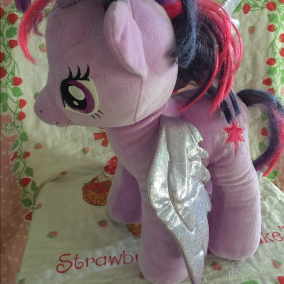 Build a Bear Twlight Sparkle My Little Pony Stuffed Plush Horse Toy Pegasus - Picture 1 of 8